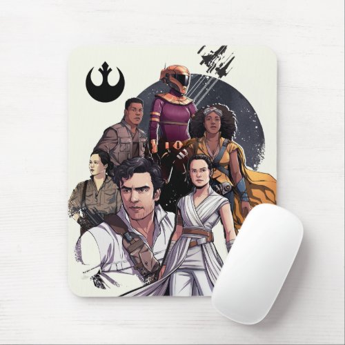 The Resistance Fighters Illustration Mouse Pad