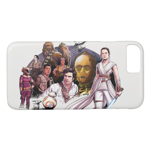 The Resistance Illustrated Collage iPhone 87 Case