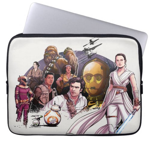 The Resistance Illustrated Collage Laptop Sleeve