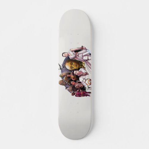 The Resistance Illustrated Collage Skateboard