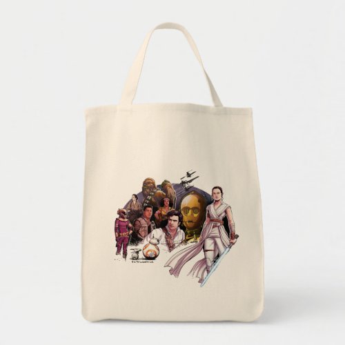 The Resistance Illustrated Collage Tote Bag
