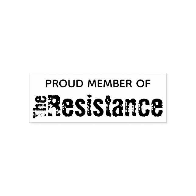 The Resistance  Self-inking Stamp (Design)