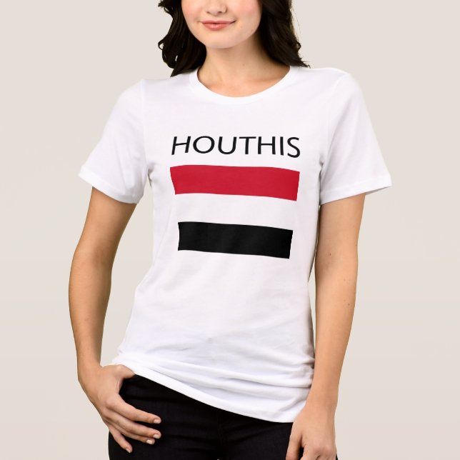 The Resistance: The Houthis Tri-Blend Shirt (Front)