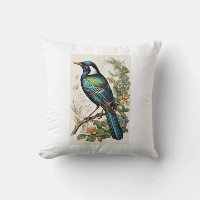 The rest of the Bird  Throw Pillow (Front)