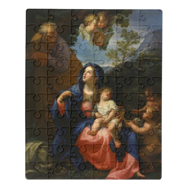 The Rest on the Flight into Egypt Jigsaw Puzzle (Puzzle Vertical)
