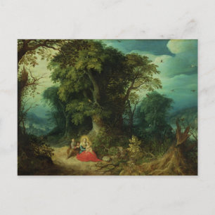 The Rest on the Flight into Egypt Postcard