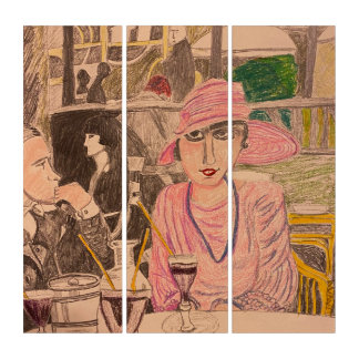 The Restaurant Couple Triptych