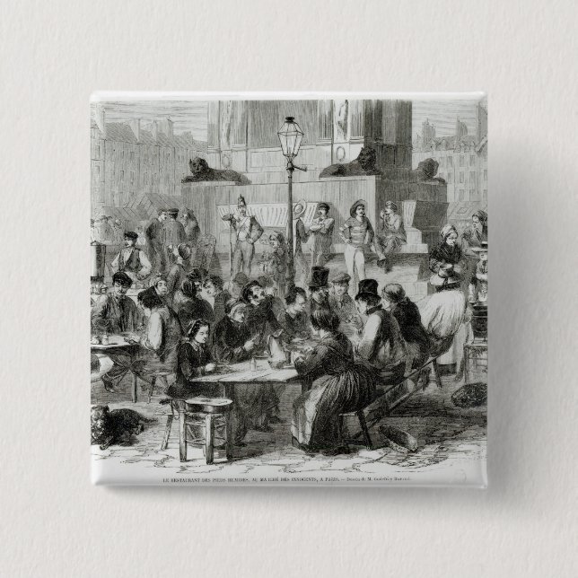 The Restaurant of wet feet Button (Front)