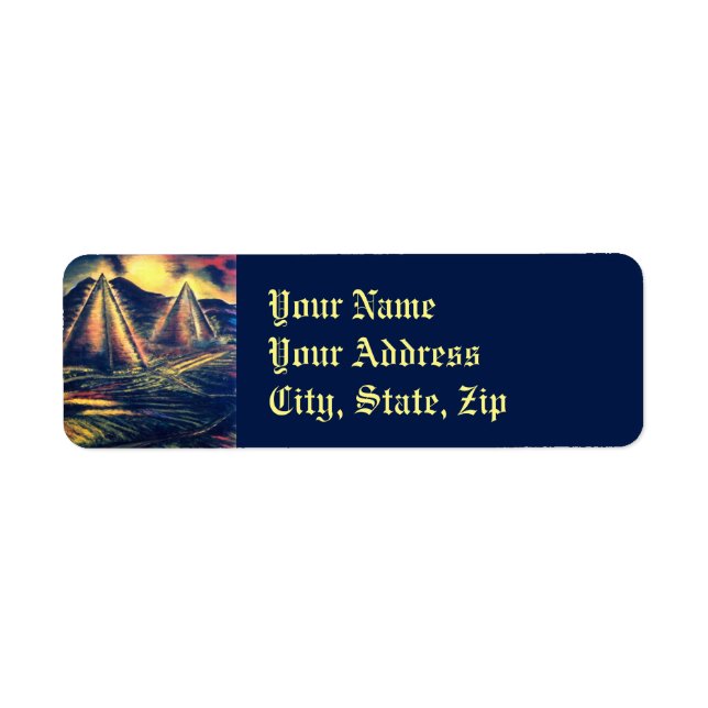 The Resting Place Label (Front)