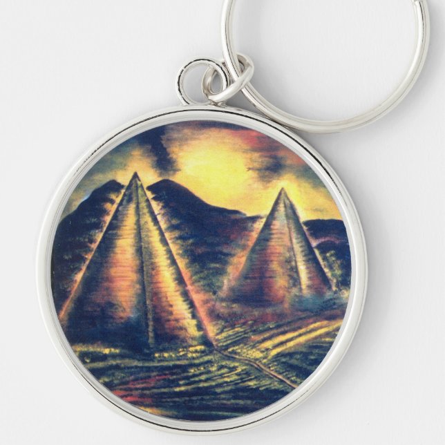 The Resting Place, Pyramids Keychain (Front)