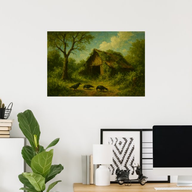 The Restoration: Summer Bloom on the Frontier Poster (Home Office)