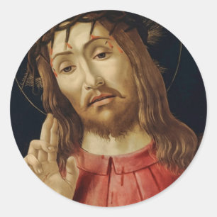 The Resurrected Christ Classic Round Sticker