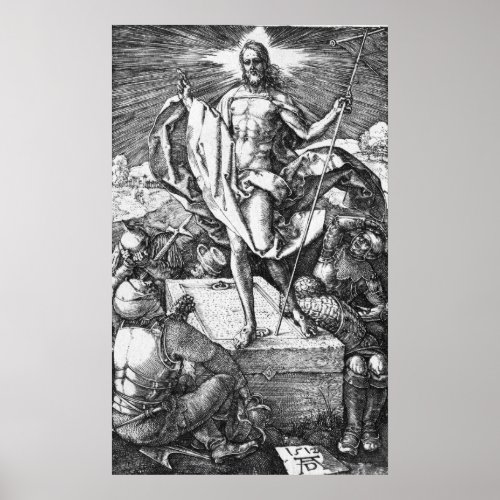 The Resurrection by Albrecht Durer Poster