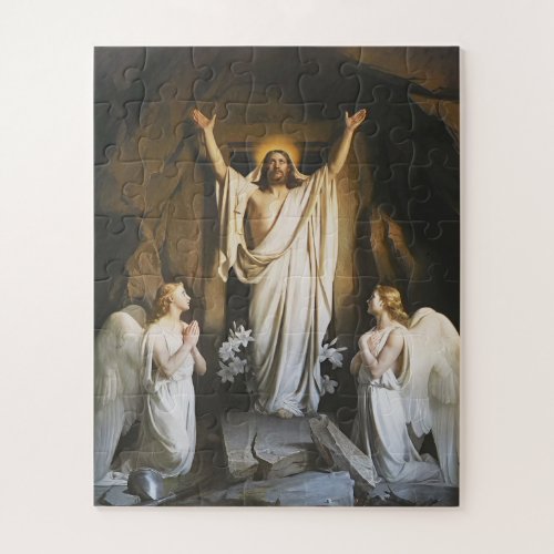 The Resurrection by Carl Bloch Religious Art Jigsaw Puzzle