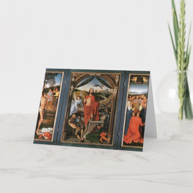 The Resurrection by Hans Memling Card (Front)