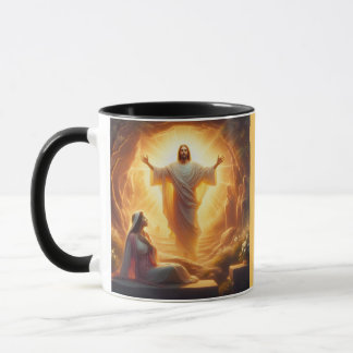 The Resurrection Light: Jesus Christ Rises Mug