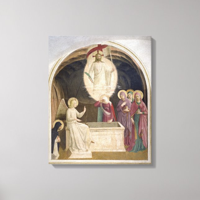 The Resurrection of Christ and the Pious Women at Canvas Print (Front)