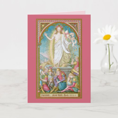 The Resurrection of Christ Jesus SAU 041 Card