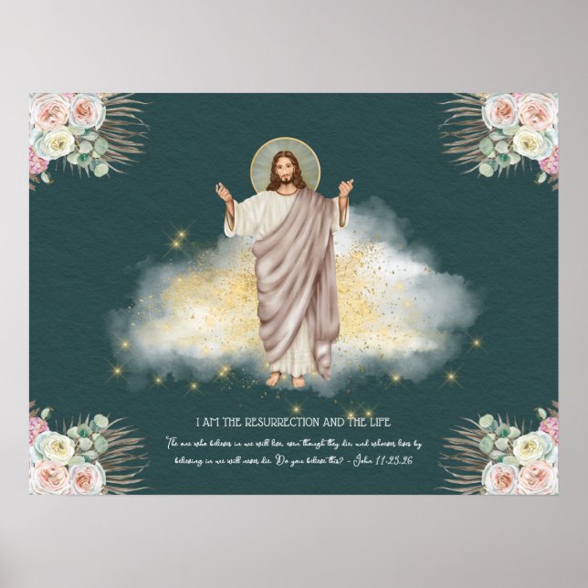 The Resurrection of Jesus Christ - Easter Poster (Front)