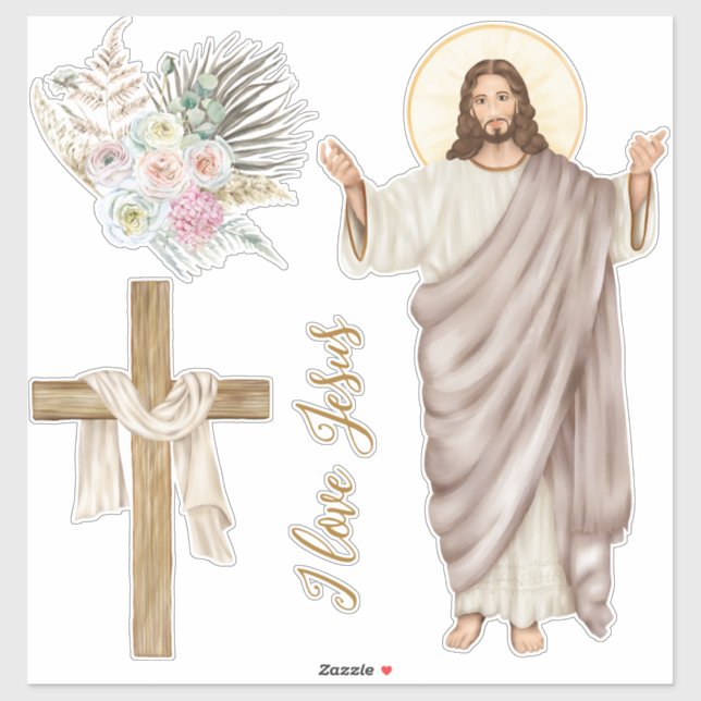 The Resurrection of Jesus Christ - Easter Sticker (Sheet)