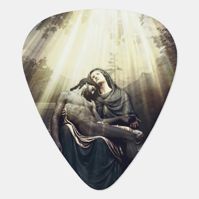 The Resurrection of Jesus Christ Guitar Pick (Front)