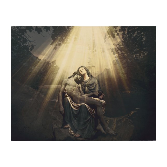 The Resurrection of Jesus Christ Wood Wall Art (Front)