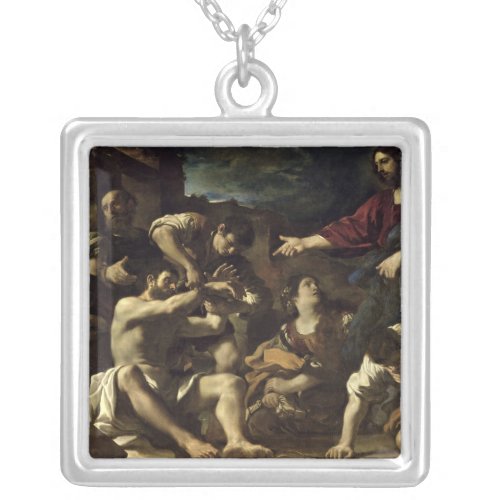 The Resurrection of Lazarus c1619 Silver Plated Necklace