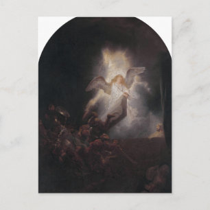 The Resurrection, Passion Cycle by Rembrandt Postc Postcard