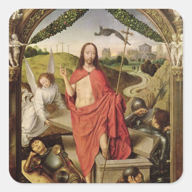 The Resurrection Square Sticker (Front)