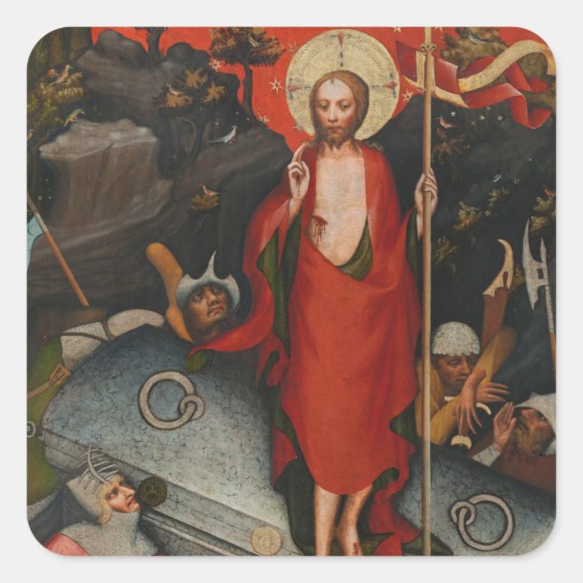 The Resurrection Square Sticker (Front)