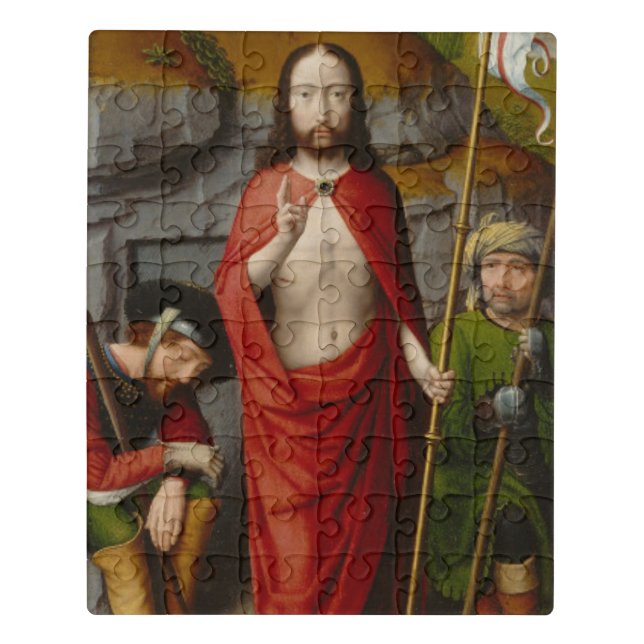The Resurrection, with the Pilgrims of Emmaus Jigsaw Puzzle (Puzzle Vertical)