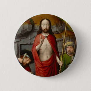 The Resurrection, with the Pilgrims of Emmaus Pinback Button