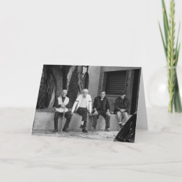 The Retired Sicilian Men Blank Card