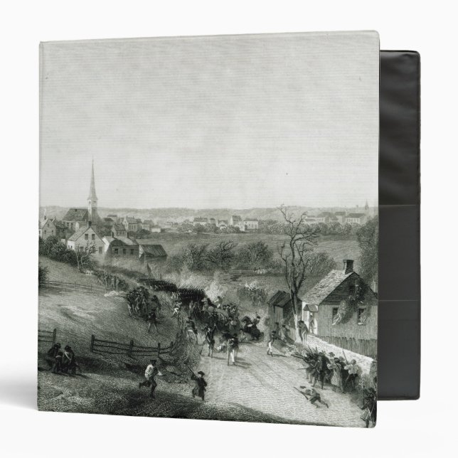 The Retreat of the British from Concord Binder (Front/Inside)