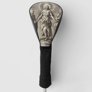 The Retreen Christ stands on a hill Golf Head Cover