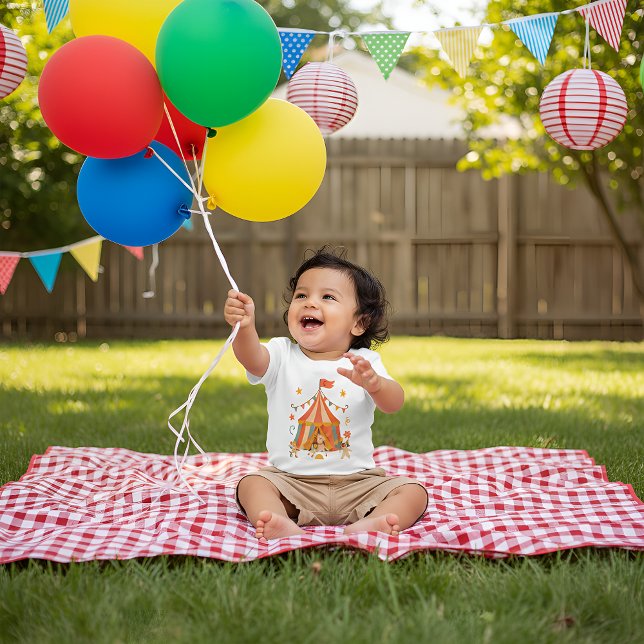 The Retro Circus Crew Baby T-Shirt (Creator Uploaded)