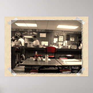 The Retro Diner Poster