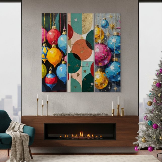 The Retro Holiday Collection: Mid-Century Modern Triptych (Creator Uploaded)