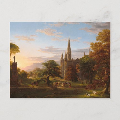The Return by Thomas Cole Postcard