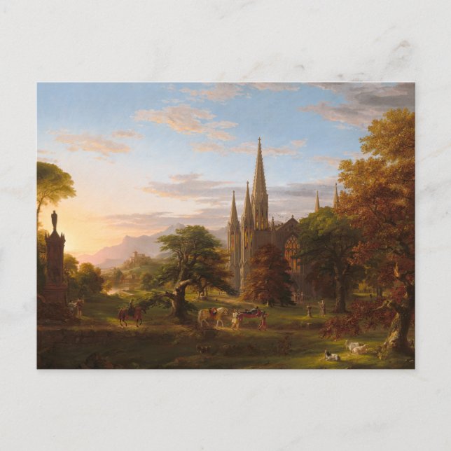 The Return by Thomas Cole Postcard (Front)