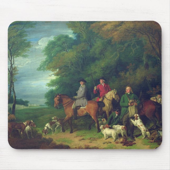The Return from Shooting, 18th century Mouse Pad (Front)