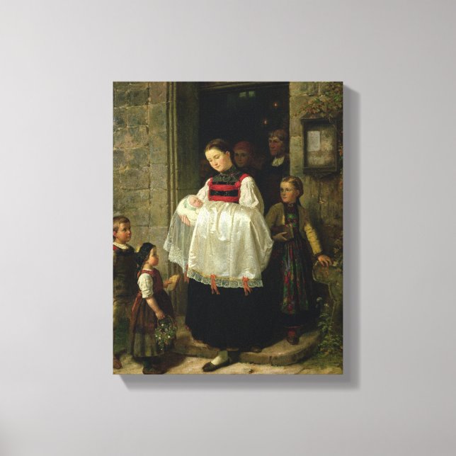 The Return from the Christening Canvas Print (Front)