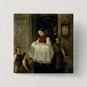 The Return from the Christening Pinback Button