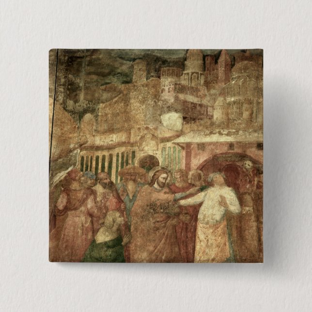 The Return of St. Ranieri, mid 14th century Button (Front)
