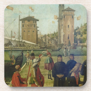 The Return of the Ambassadors, from the St. Ursula Beverage Coaster