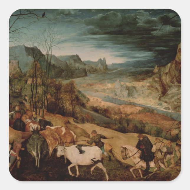 The Return of the Herd  1565 Square Sticker (Front)