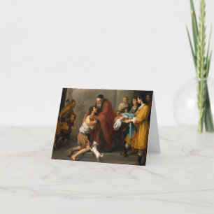 The Return of the Prodigal Son, 1670 by Murillo  Thank You Card