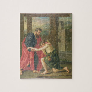 The Return of the Prodigal Son, 1823 (oil in canva Jigsaw Puzzle