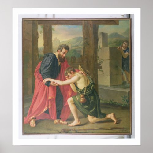 The Return of the Prodigal Son 1823 oil in canva Poster