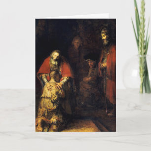 The Return of the Prodigal Son, Inspirational Card